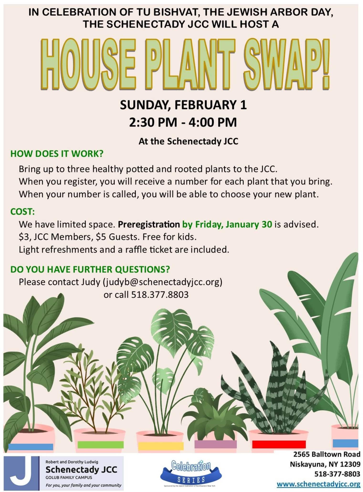 Tu Bishvat House Plant Swap