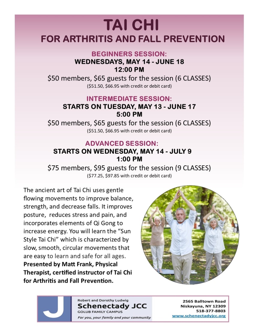 Tai Chi Beginners and Advanced Sessions